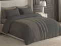 Spaces Nora Light Brown Ornate Egyptian Cotton 350 TC Double Quilt, 88 x 106 Inches