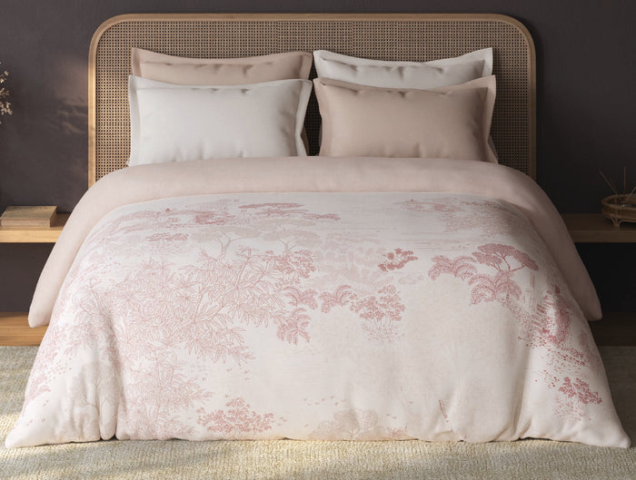 Spaces Sierra Light Blush Floral 100% Hygro Cotton 210 TC Double Quilt - 88 x 106 Inches