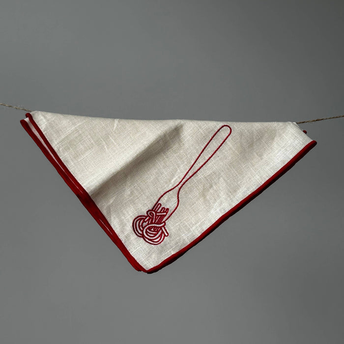 MÆGEN SHOP Spaghetti Linen Napkins, Set of 2