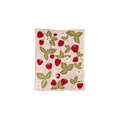 The Blueberry Hill SHOP Strawberry Bunny Baby Blanket