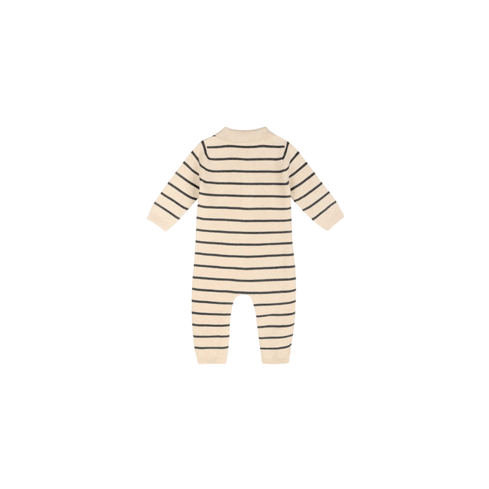 Viverano Organics SHOP Striped Knit Baby Jumpsuit