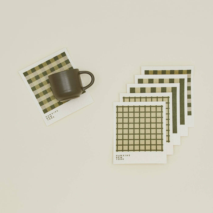 Hawkins New York Kitchen & Dining Essential Swedish Dishcloths, Set of 6