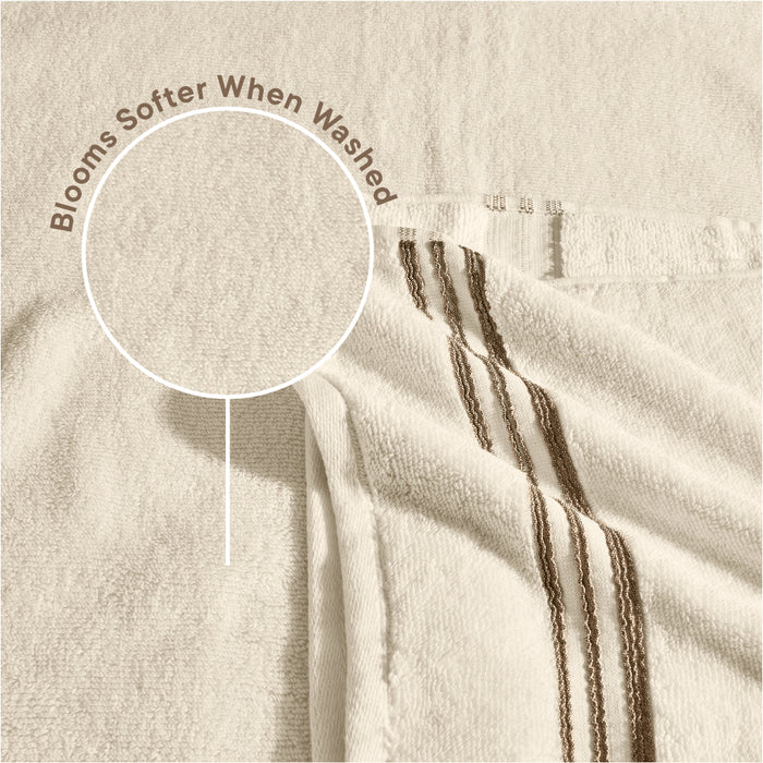 Swift Flow 100% Cotton Bath Towel, 500 GSM, Solid, Light Brown