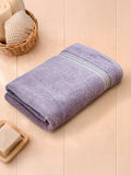 Swift Flow 100% Cotton Bath Towel, 500 GSM, Solid, Light Violet