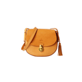 UPPDOO SHOP Tan Saddle Crossbody Bag