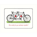 Tandem Wedding Card