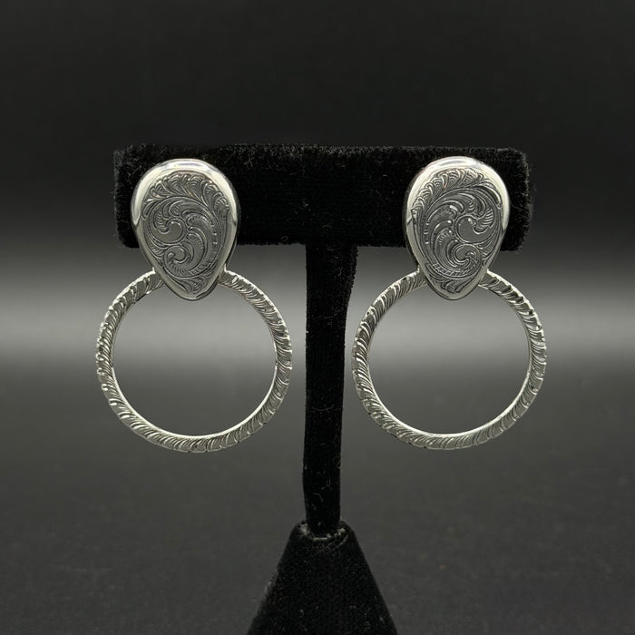 Teardrop Loop Earrings