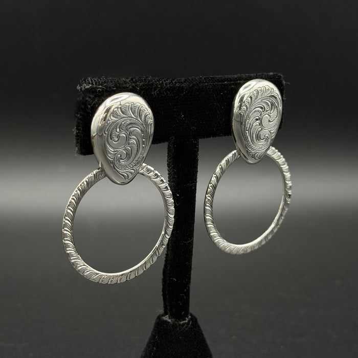 Teardrop Loop Earrings