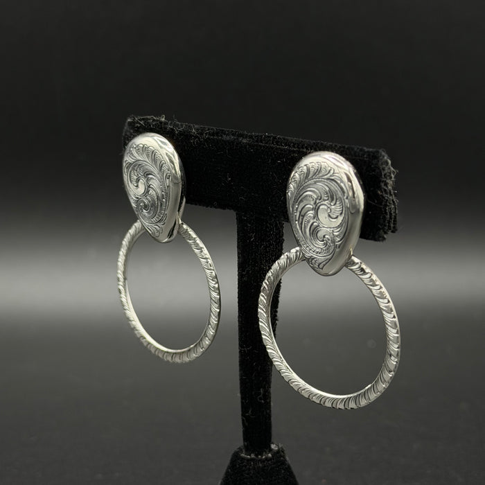 Teardrop Loop Earrings