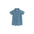 Colored Organics SHOP Ted Chambray Baby Romper