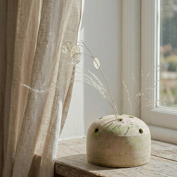 Bloomist SHOP Terra Cotta Frog Vase, Greenwash