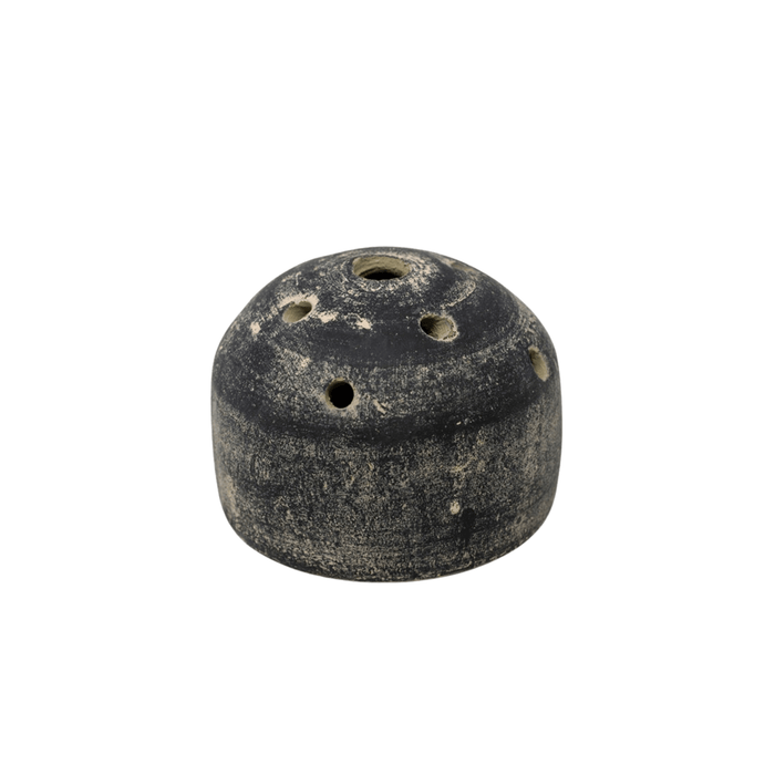 Bloomist SHOP Terra Cotta Frog Vase, Grey Patina