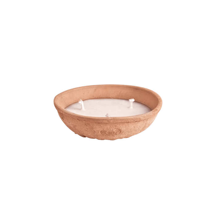 NACH Furniture SHOP Terracotta 3-Wick Candlebowl
