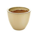 The Pot Company - Glazed Ceramic Classic Egg Pot "Cream" 280mm X 240mm