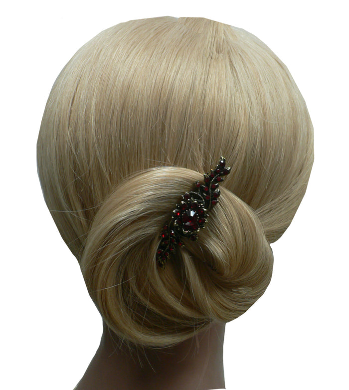 This Week's Special Set of 6 Bella Mid Size Crystal Barrettes 5A86600-1-6