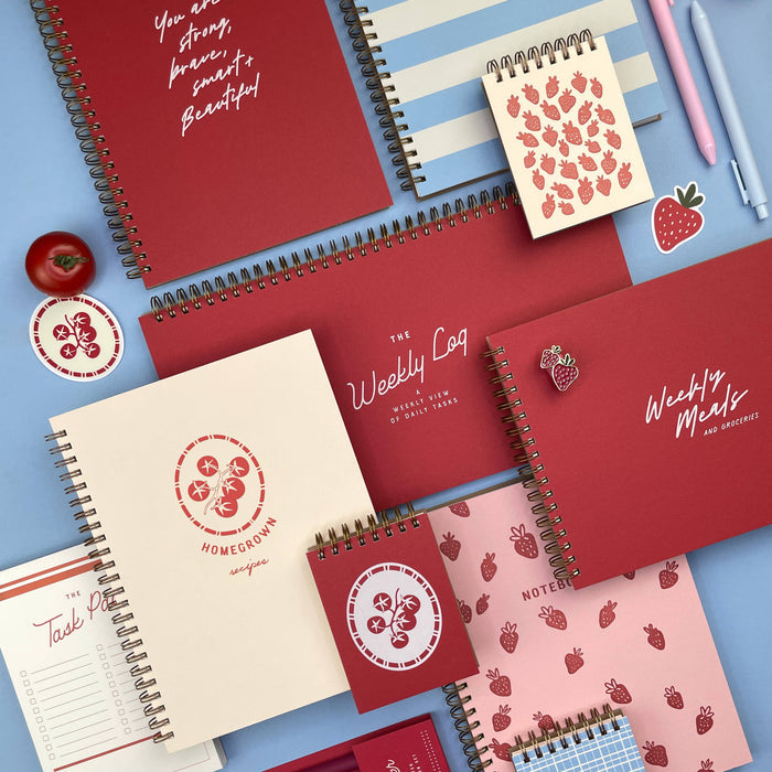Ruff House Print Shop Tomato Vine Mini Jotter Notebook