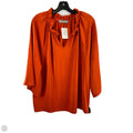 Top Long Sleeve By Clothes Mentor In Orange, Size: Xl