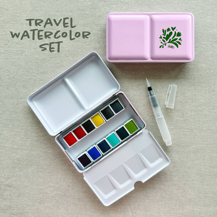 Elizabeth Wade Studio SHOP Travel Watercolor Paint Set