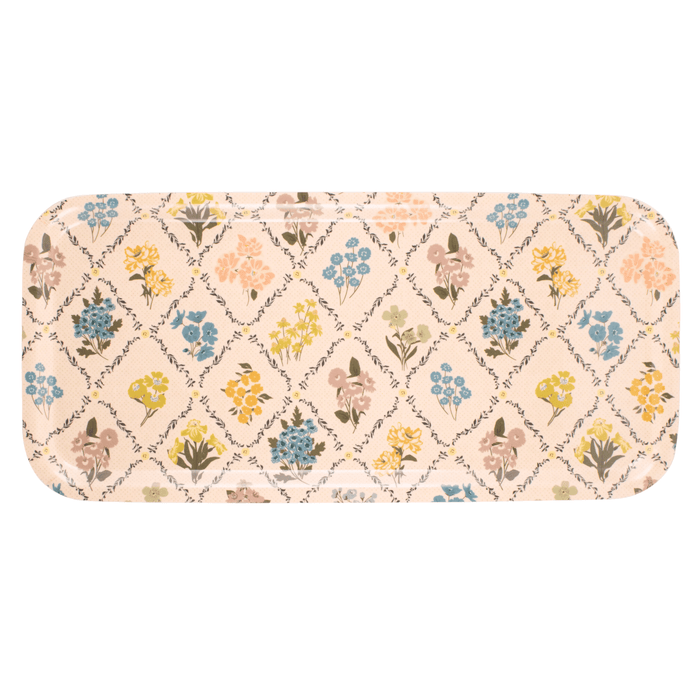 Flowerie Decorative Trays Trellis Serving & Trinket Tray