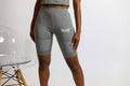 Trillest Biker Shorts - Gray/Grey