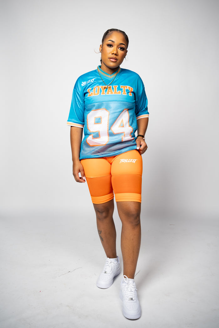 Trillest Biker Shorts - Orange