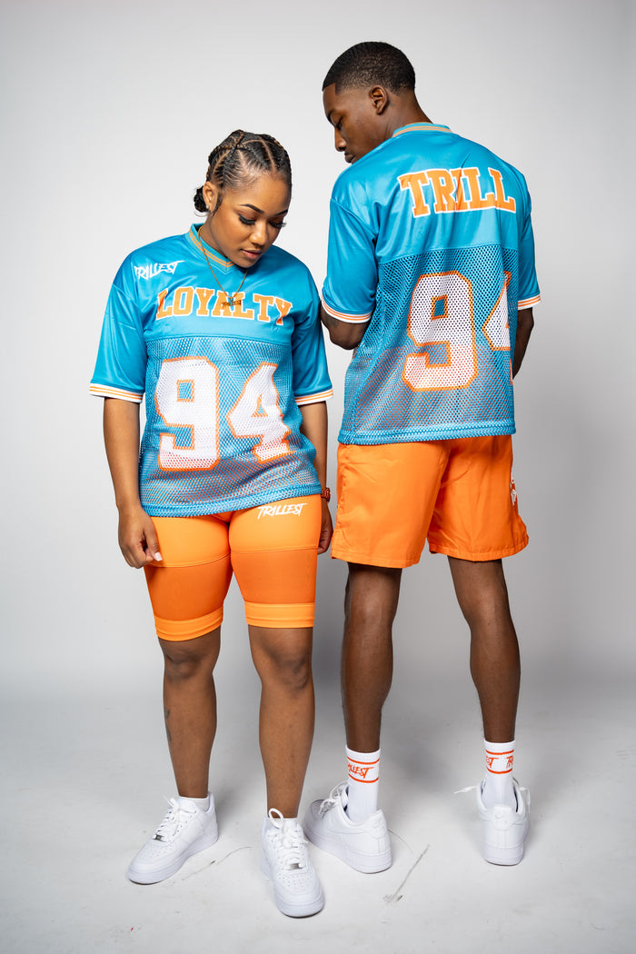 Trillest Biker Shorts - Orange