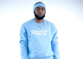 Trillest Headband - Sky/White