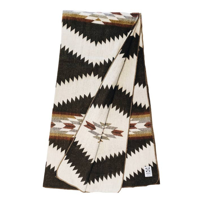 Beyond Borders Collective Bedding Chocolate Tsachila Blanket