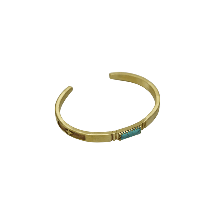 Curated Basics SHOP Turquoise Inlay Bracelet