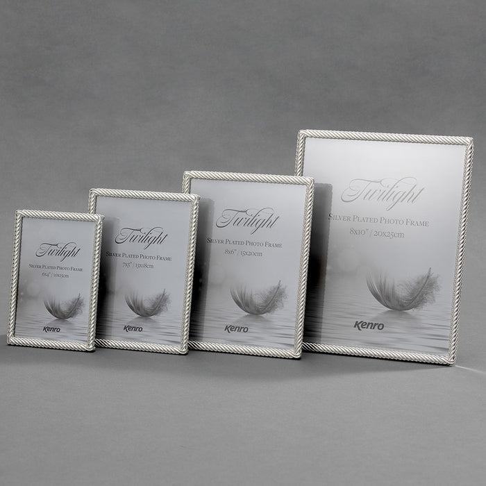 Twilight Series Silver Plated Photo Frame