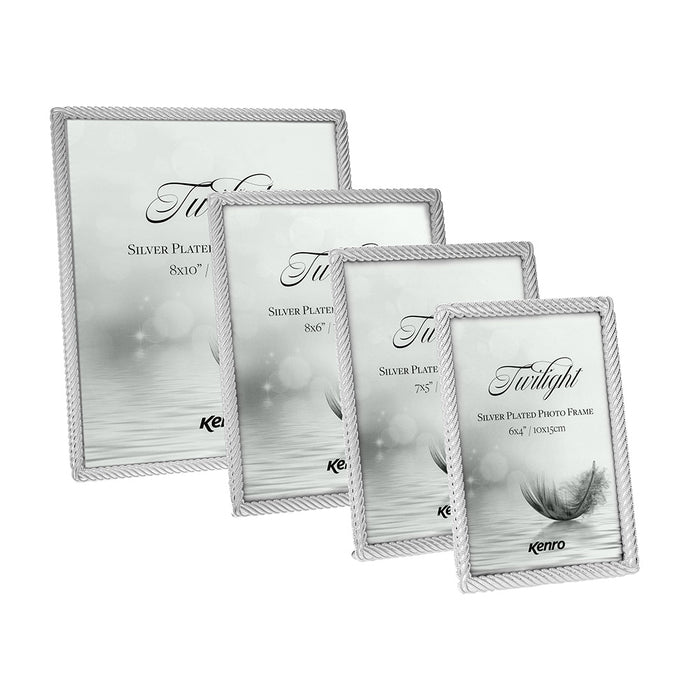 Twilight Series Silver Plated Photo Frame