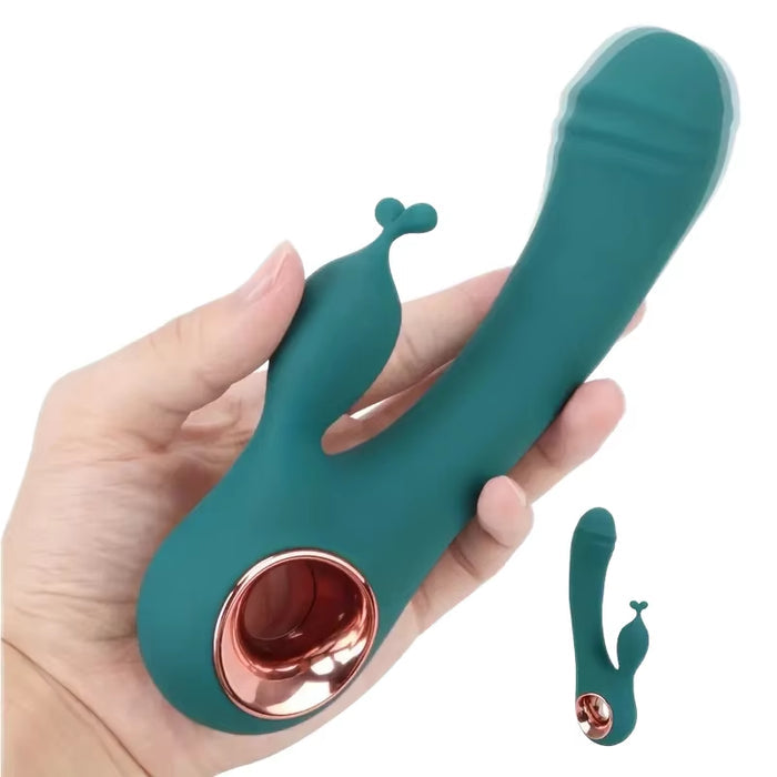 USB Charging Silicone G Spot Vibrator Female Sexual Pleasure 10 Speeds Rabbit Vibrator Adult Sex Toy