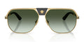 Versace VE2294-Gold With Green Lenses