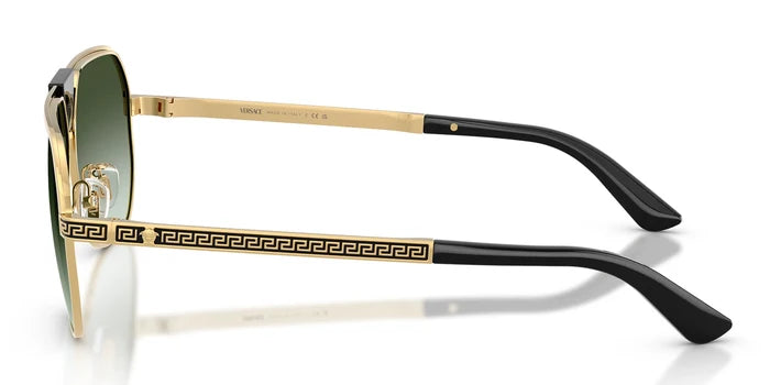 Versace VE2294-Gold With Green Lenses