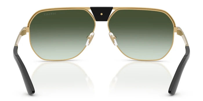Versace VE2294-Gold With Green Lenses