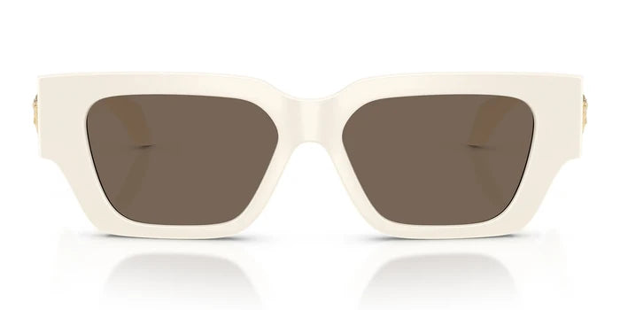 Versace VE4497-White With Brown Lenses