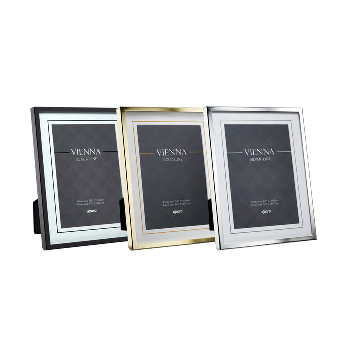 Vienna Silver Line Photo Frames