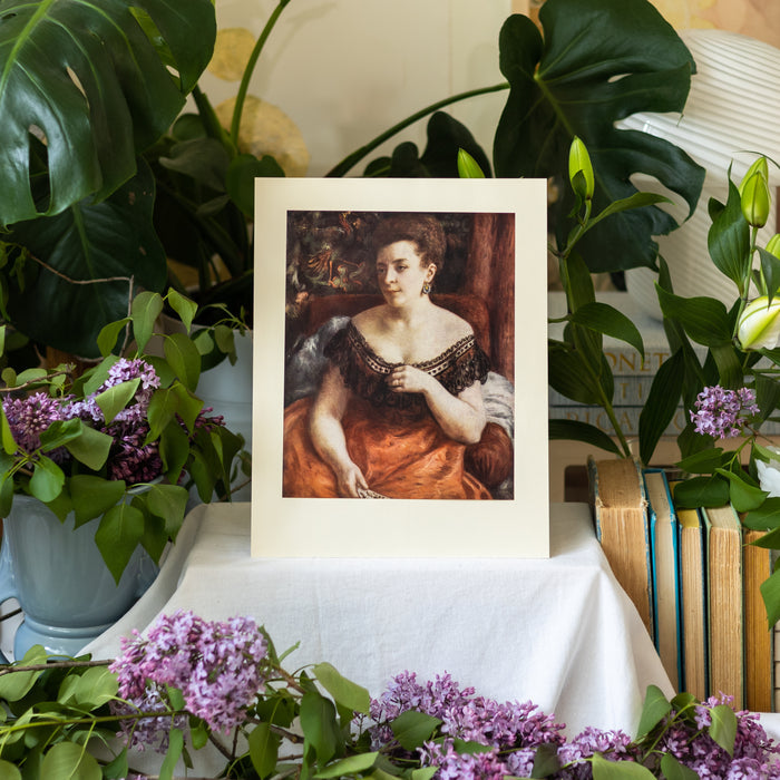 Vintage 1957 Renoir "Portrait of Madame Portalis" Art Print