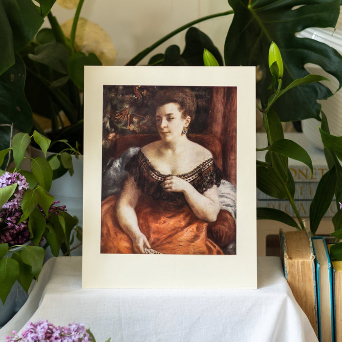 Vintage 1957 Renoir "Portrait of Madame Portalis" Art Print