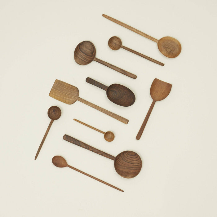 Hawkins New York HAND CARVED WALNUT SPOON - OVAL