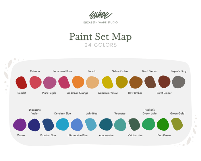 Elizabeth Wade Studio SHOP Watercolor Paint Set