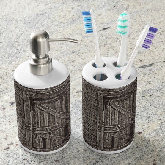 Weathered Bathroom Set