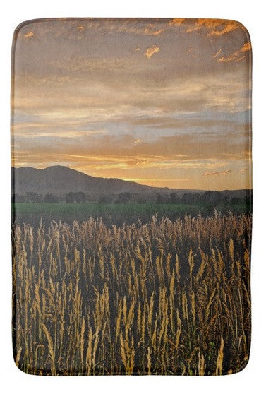 Western Skies at Sunset Bath Mat
