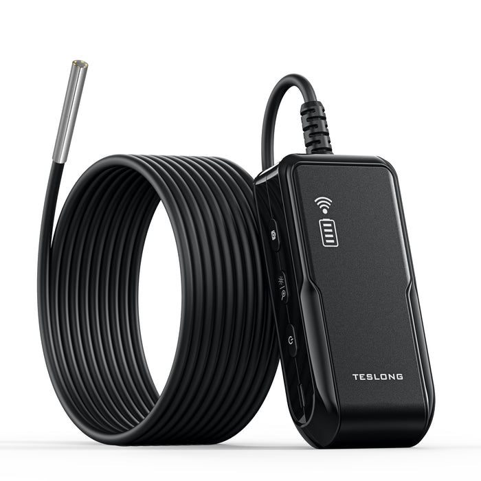 WF150D39L3 Wi-Fi inspection camera with 3.9 mm flexible probe and handheld transmitter