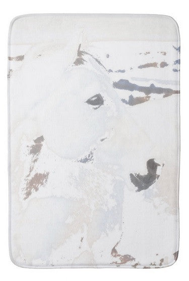 White Desert Ghost Bath Mat