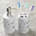 White Desert Ghost Bathroom Set