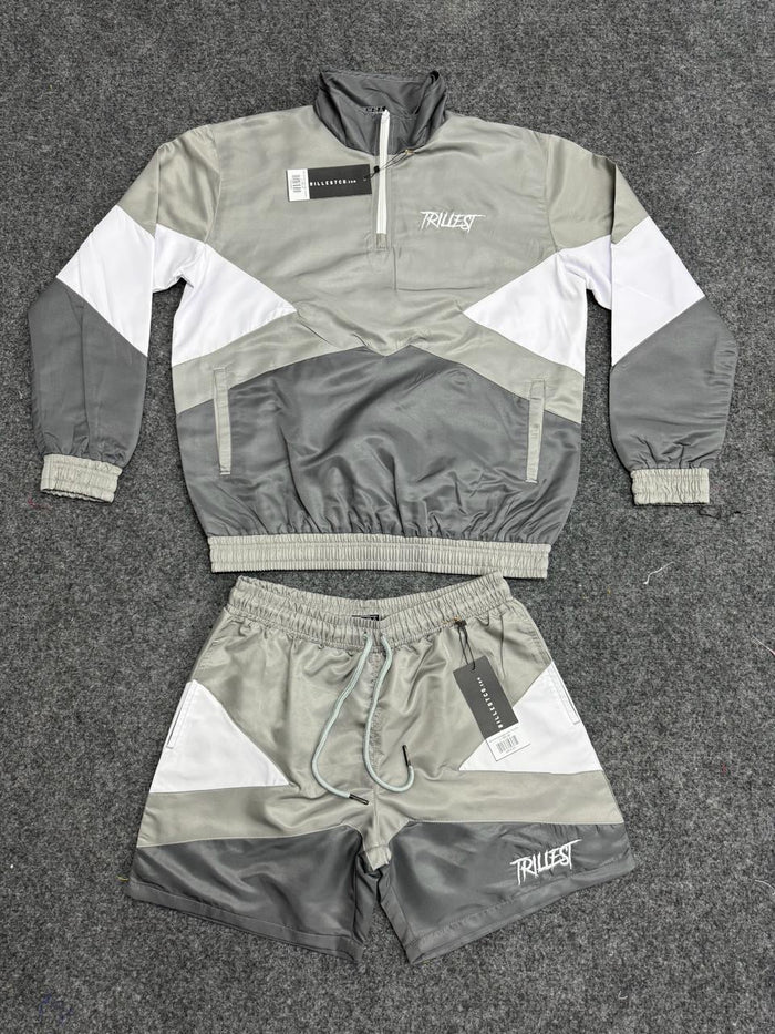Windbreaker Bundle - Gray/White