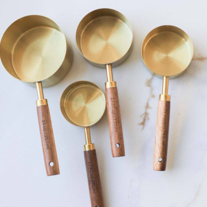 Fodory SHOP Wood Handle Measuring Cups Set