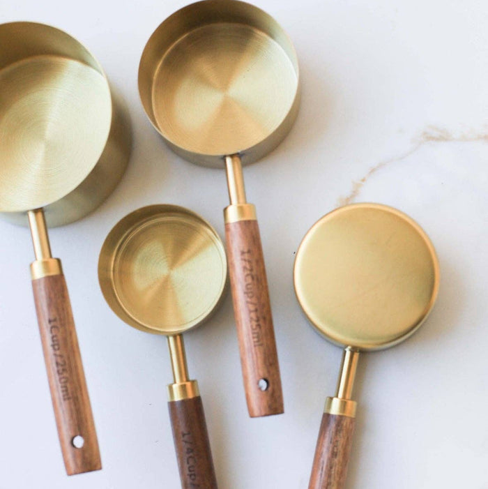 Fodory SHOP Wood Handle Measuring Cups Set
